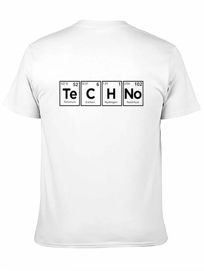 TECHNO Periodic Table T-Shirt - Cool Chemistry Tee