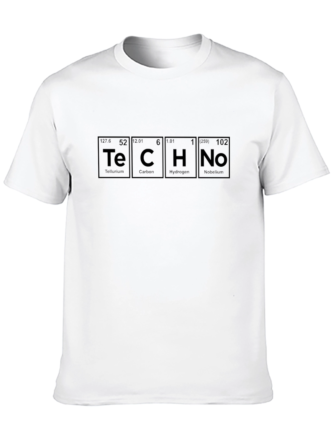 TECHNO Periodic Table T-Shirt - Cool Chemistry Tee