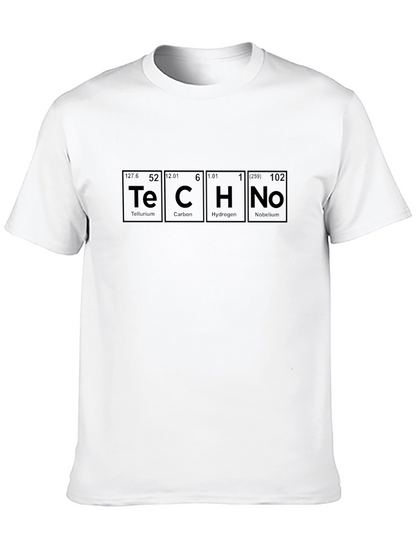 TECHNO Periodic Table T-Shirt - Cool Chemistry Tee