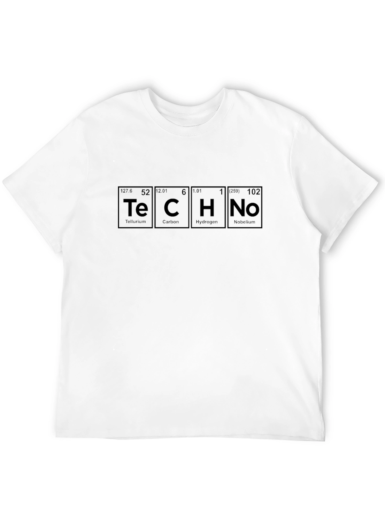 TECHNO Periodic Table T-Shirt - Cool Chemistry Tee