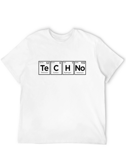 TECHNO Periodic Table T-Shirt - Cool Chemistry Tee
