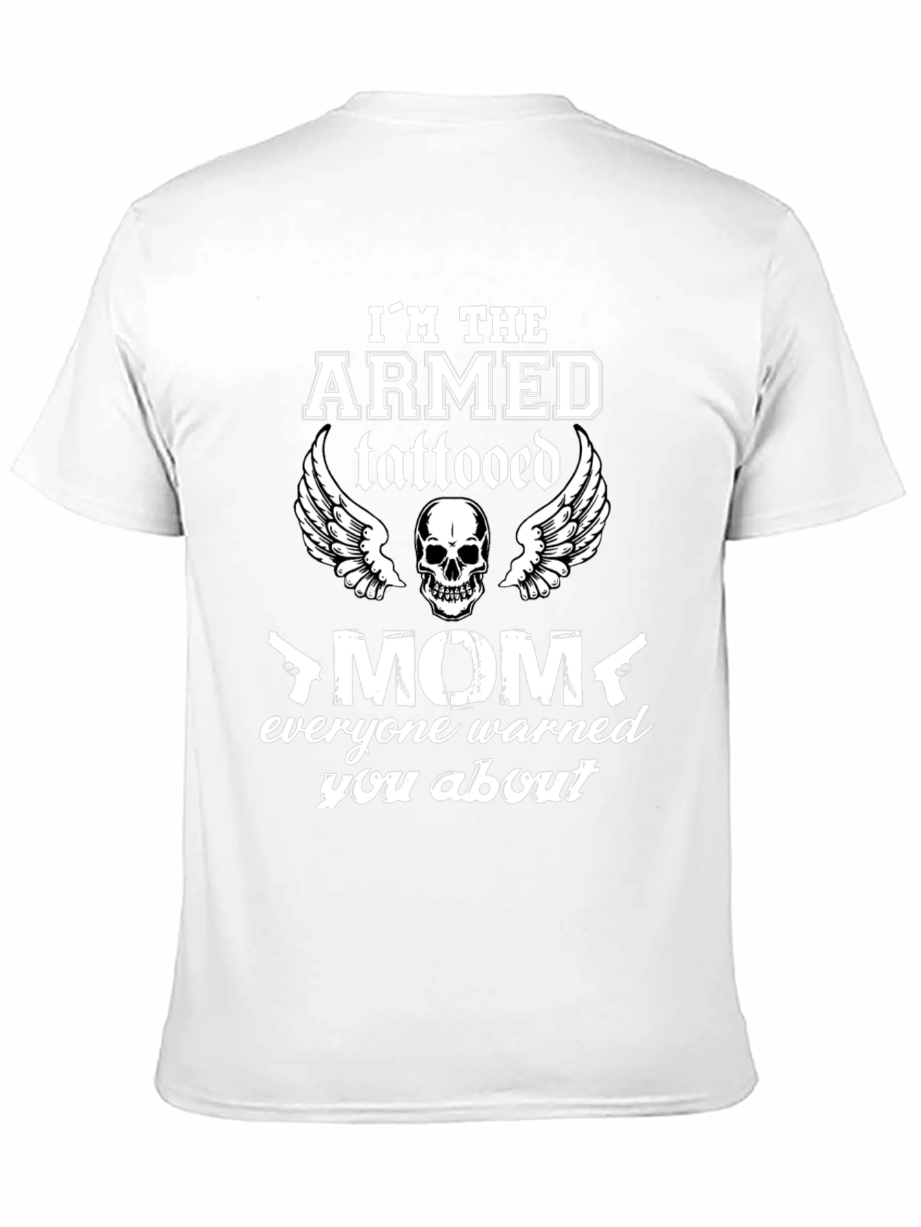 Armed Tattooed Mom Graphic T-Shirt