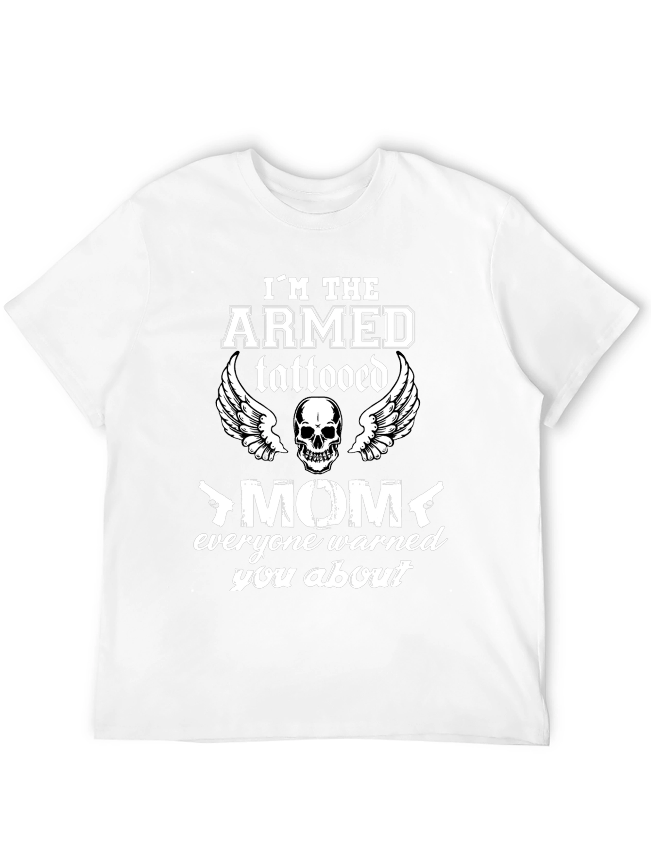 Armed Tattooed Mom Graphic T-Shirt