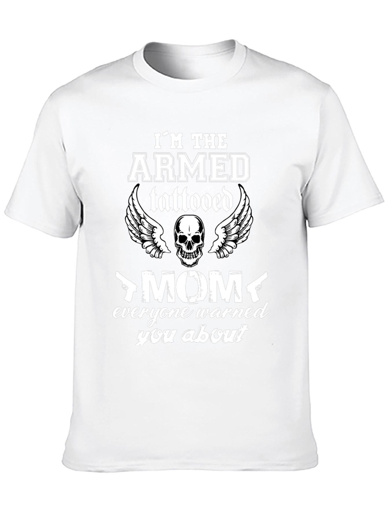 Armed Tattooed Mom Graphic T-Shirt
