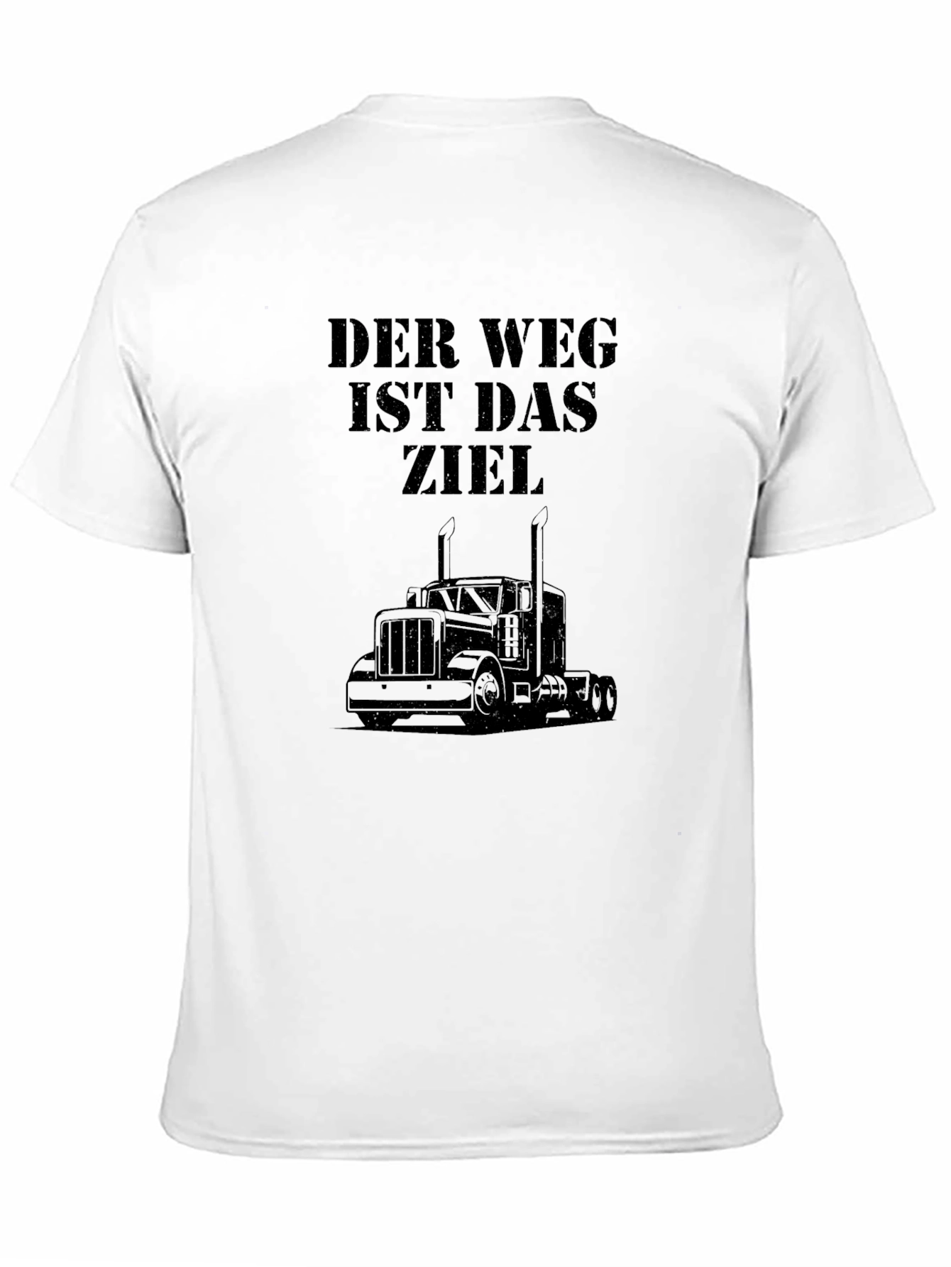Trucker T-Shirt: The Journey is the Destination