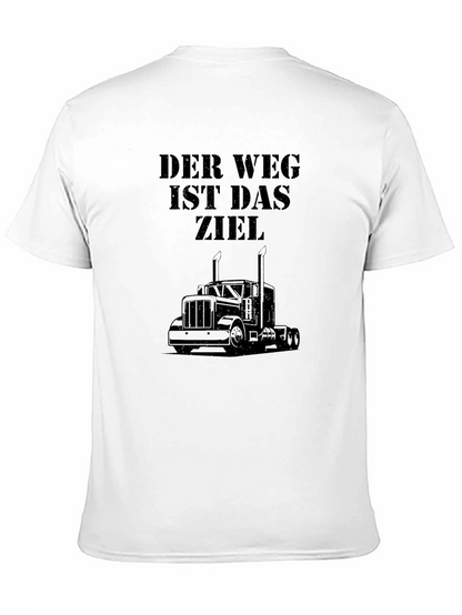 Trucker T-Shirt: The Journey is the Destination
