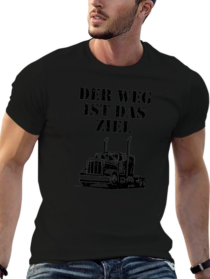 Trucker T-Shirt: The Journey is the Destination