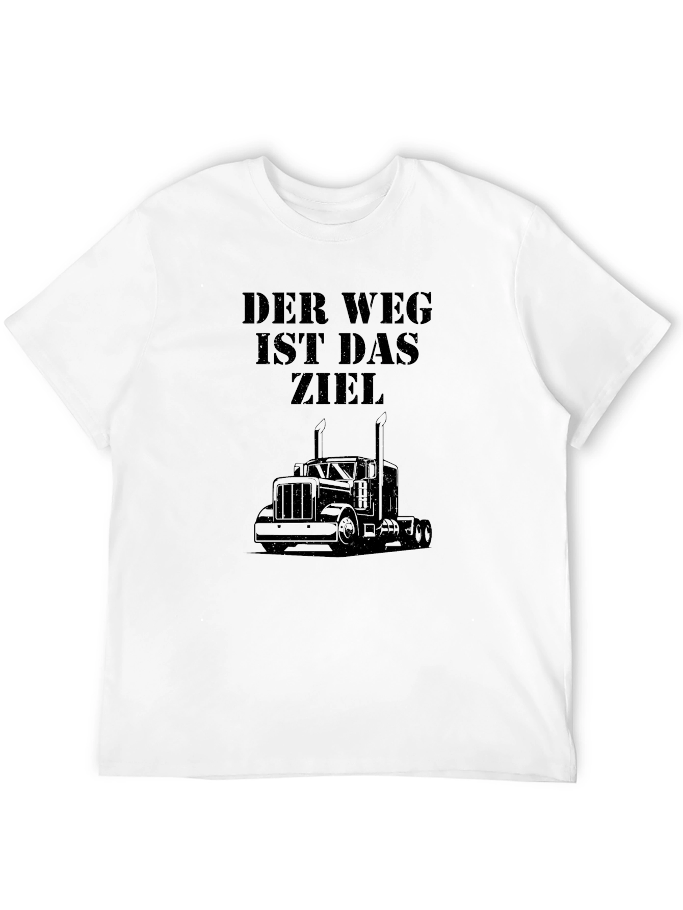 Trucker T-Shirt: The Journey is the Destination