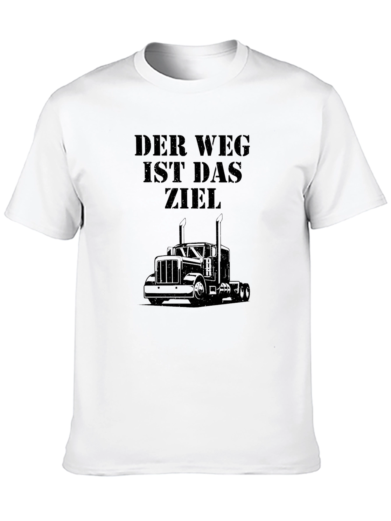 Trucker T-Shirt: The Journey is the Destination