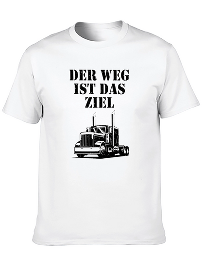 Trucker T-Shirt: The Journey is the Destination
