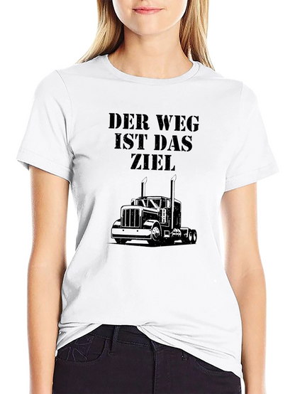 Trucker T-Shirt: The Journey is the Destination