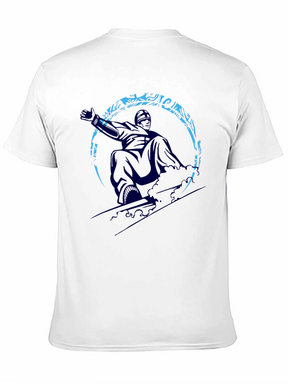 Snowboarder Graphic Tee - Black