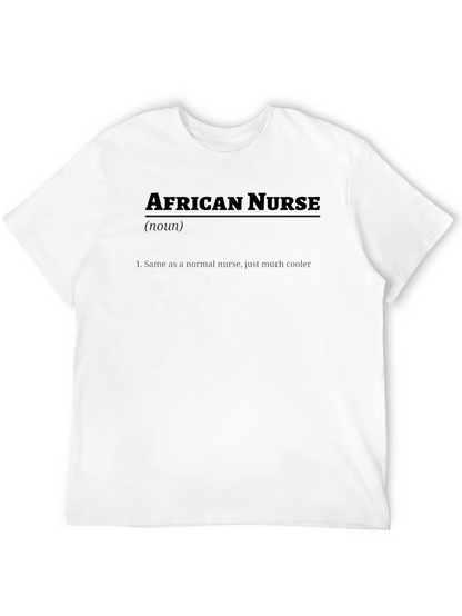 African Nurse Definition T-Shirt - Cool Nursing Tee