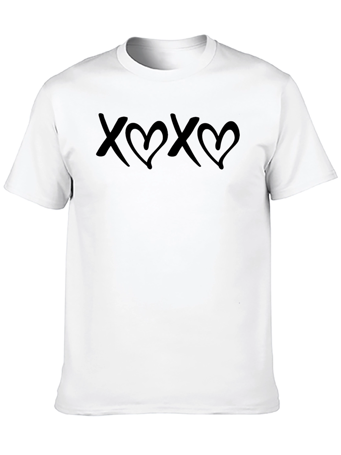 XOXO Graphic Print T-Shirt - Hugs and Kisses Tee