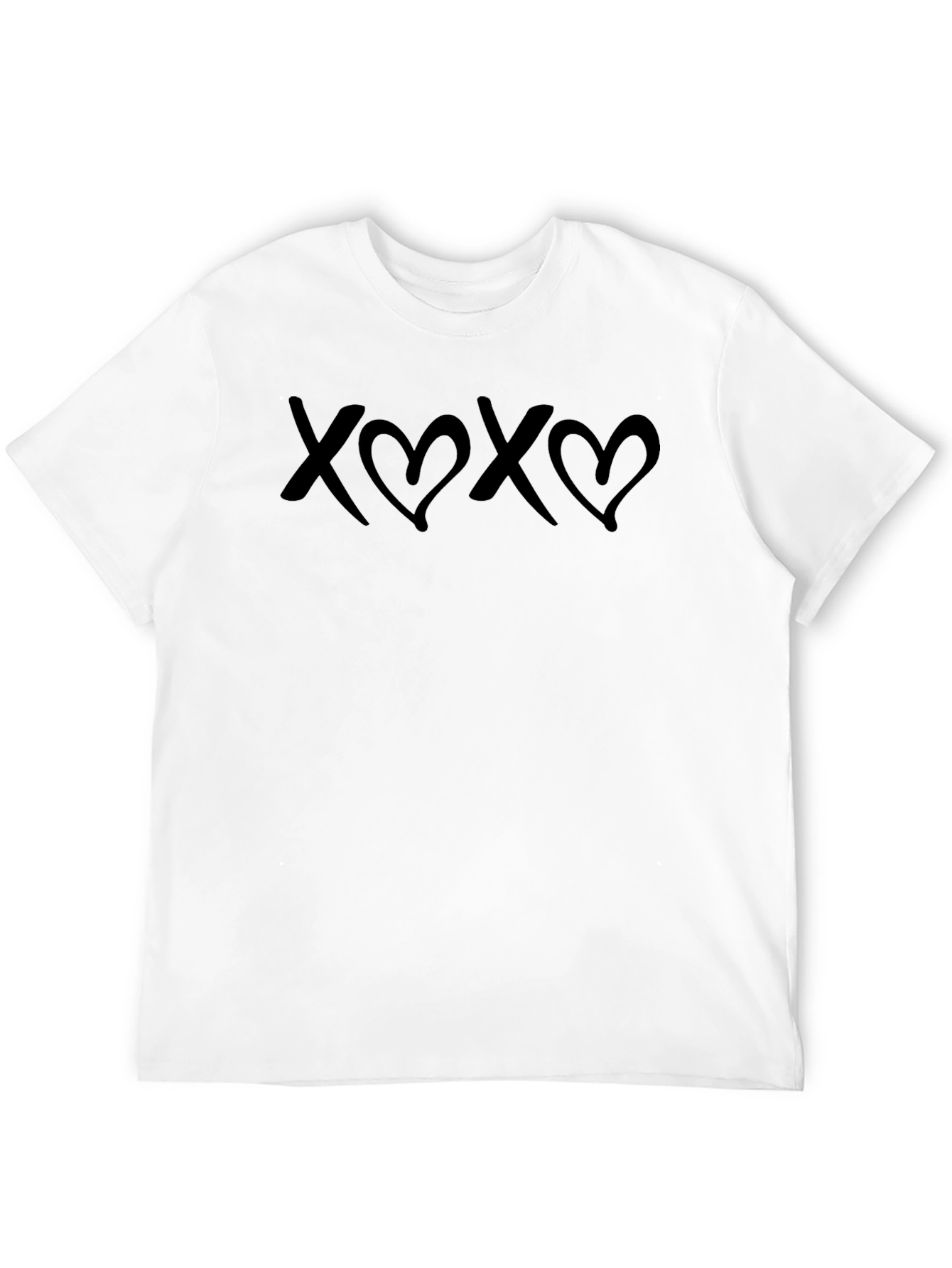 XOXO Graphic Print T-Shirt - Hugs and Kisses Tee