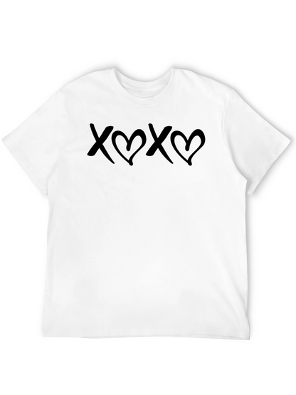 XOXO Graphic Print T-Shirt - Hugs and Kisses Tee