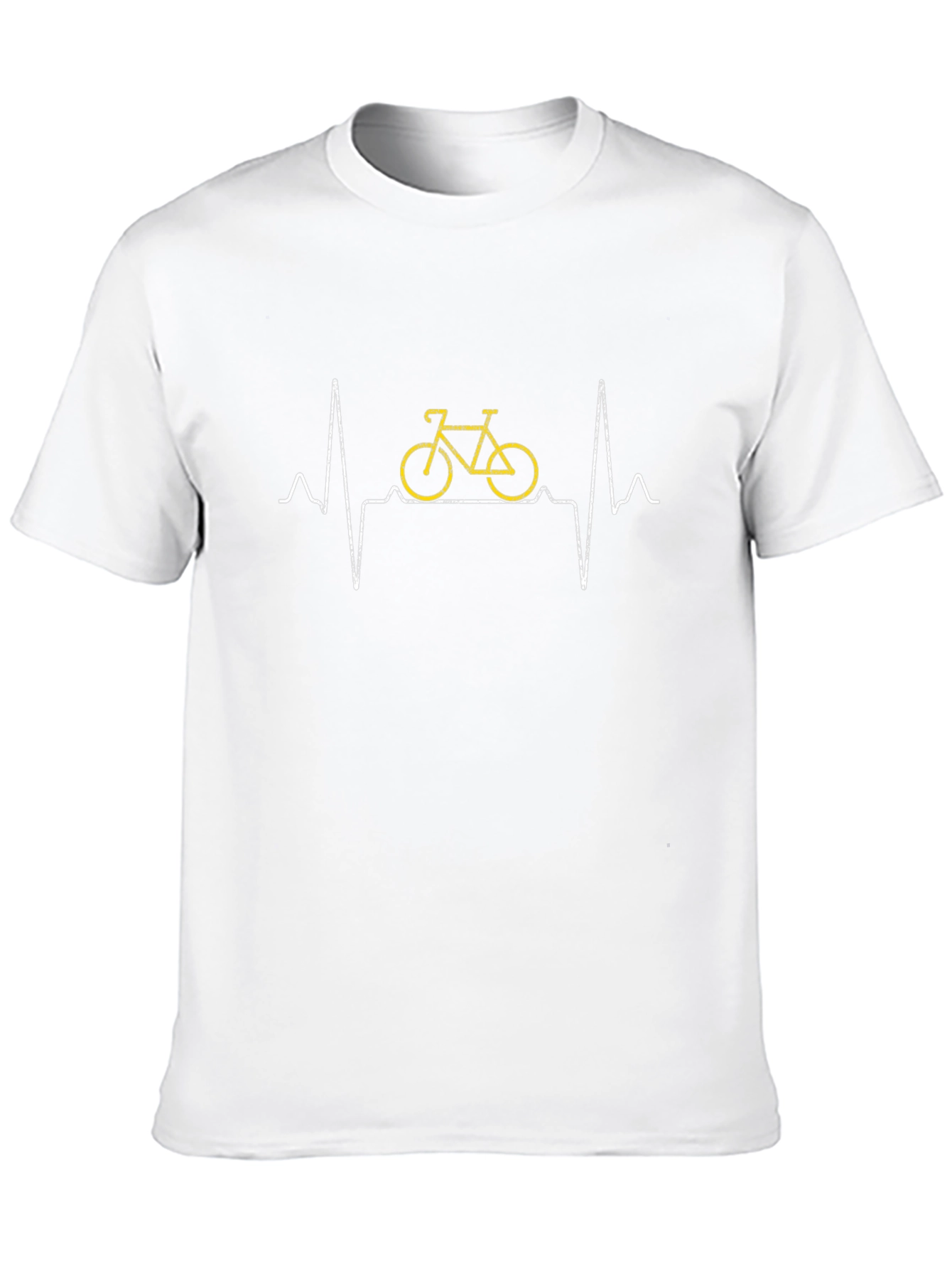 Bike Heartbeat T-Shirt - Cycling Lover Tee
