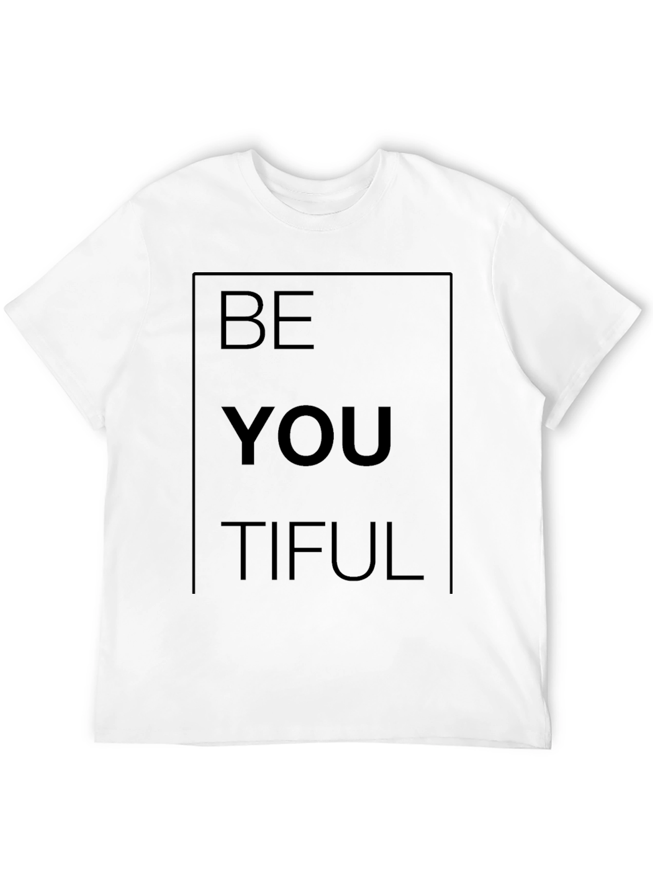 Be You Tiful Graphic Tee - Black Casual Shirt