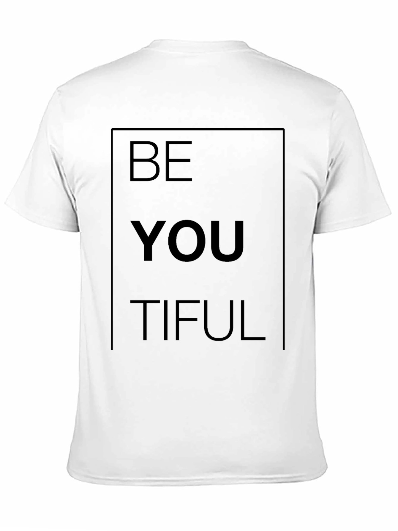 Be You Tiful Graphic Tee - Black Casual Shirt