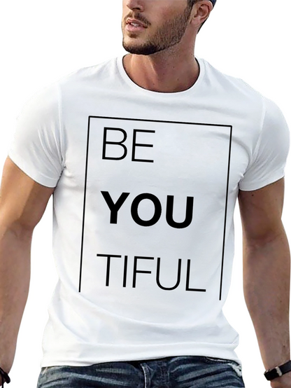 Be You Tiful Graphic Tee - Black Casual Shirt