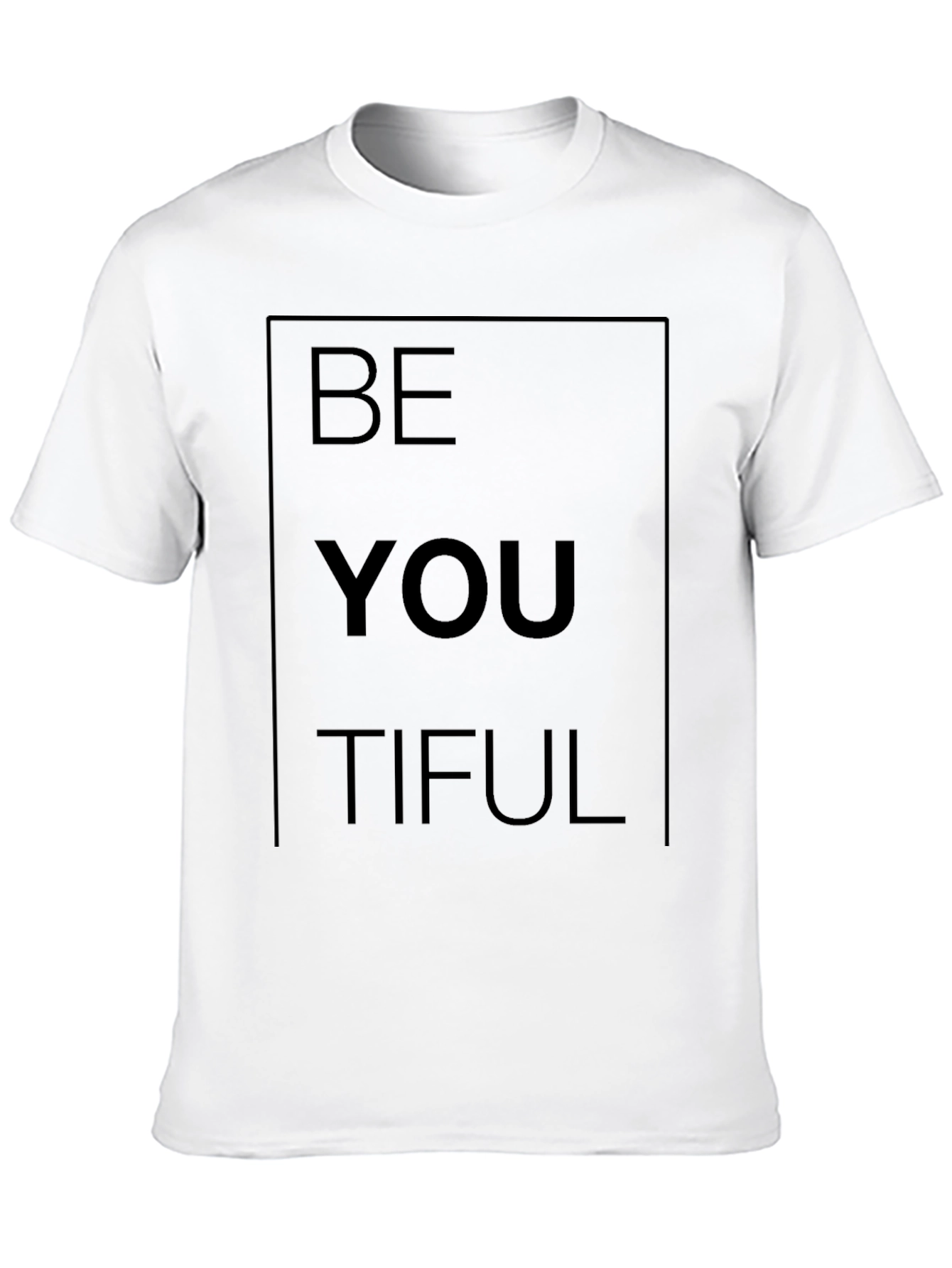 Be You Tiful Graphic Tee - Black Casual Shirt