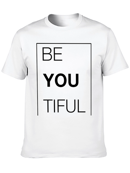 Be You Tiful Graphic Tee - Black Casual Shirt