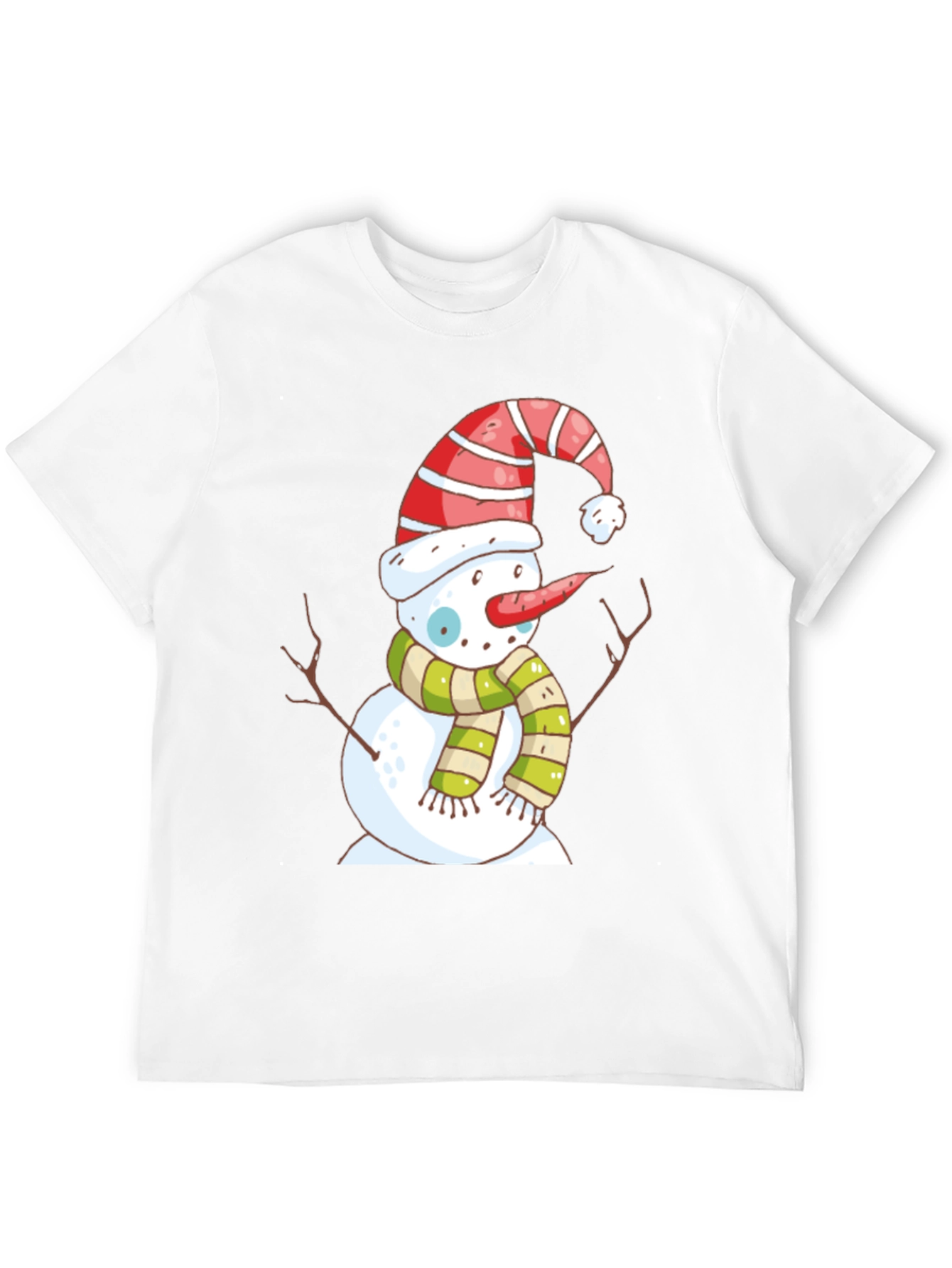 Snowman Graphic Tee - Holiday Festive Shirt