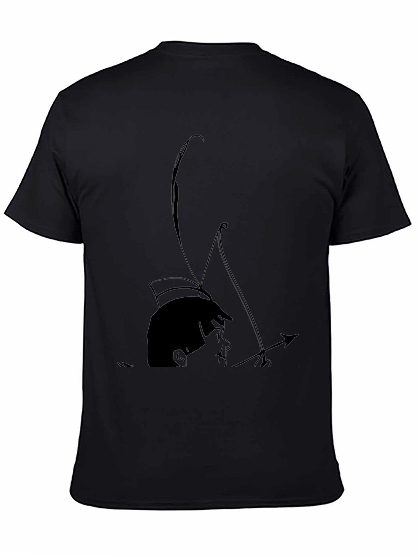 Archer Boy Graphic Tee - Cool Black T-Shirt