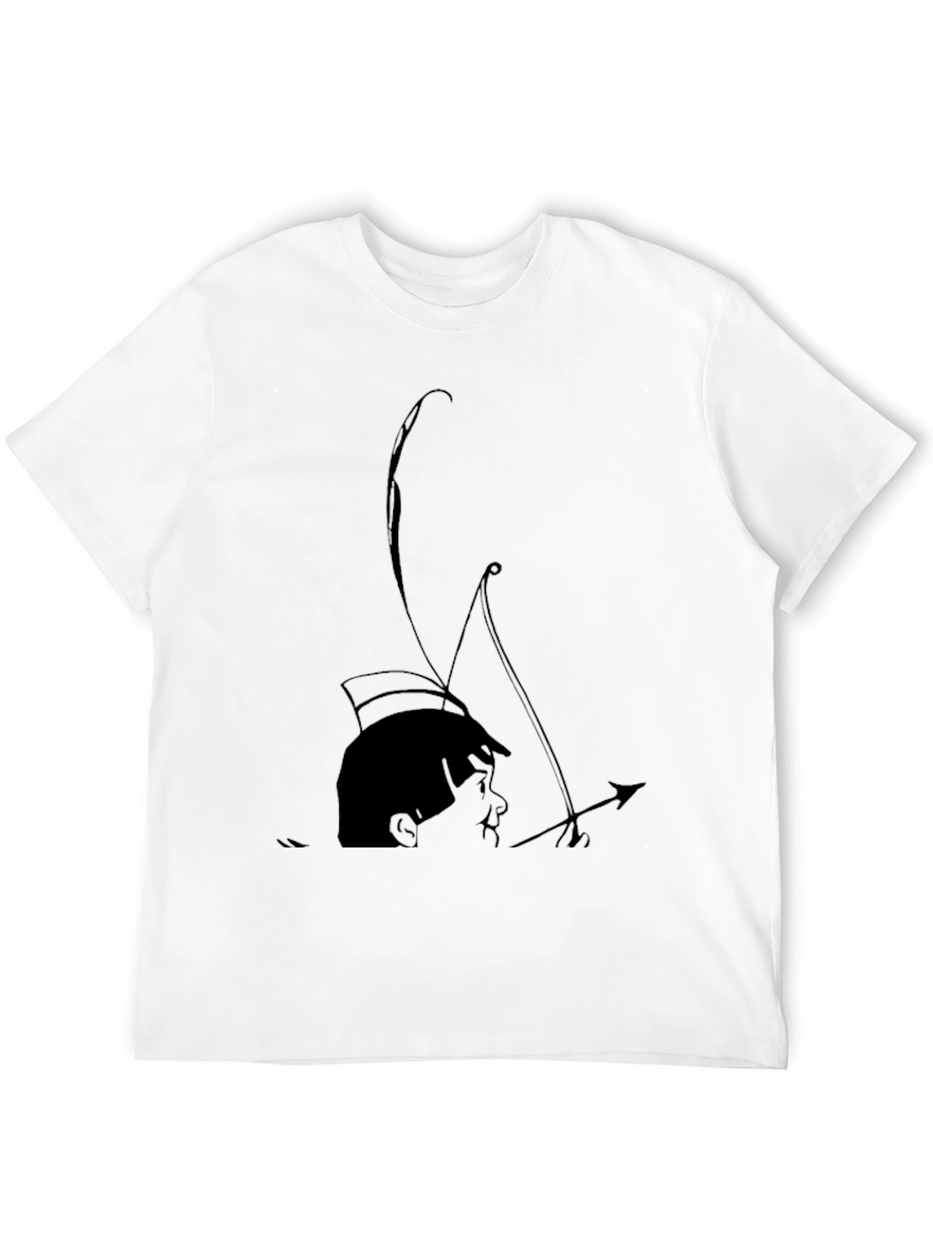 Archer Boy Graphic Tee - Cool Black T-Shirt