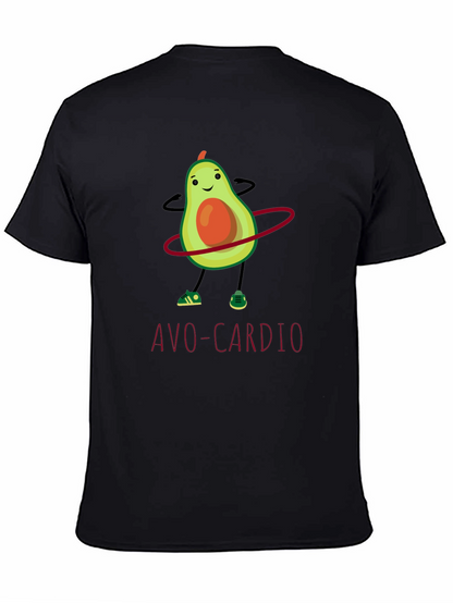 Avo-Cardio T-Shirt: Funny Avocado Hula Hooping Tee