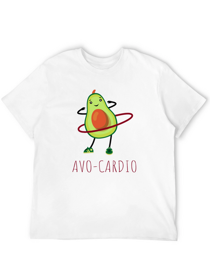 Avo-Cardio T-Shirt: Funny Avocado Hula Hooping Tee