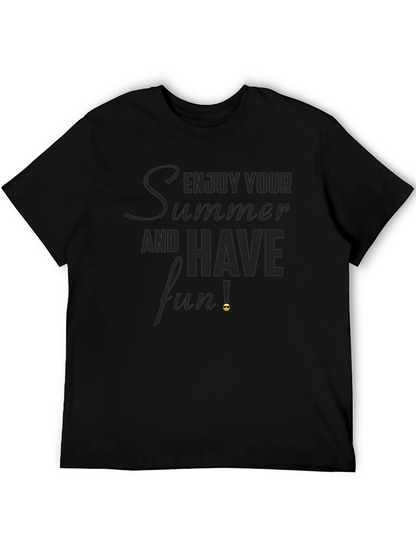 Summer Fun Black T-Shirt