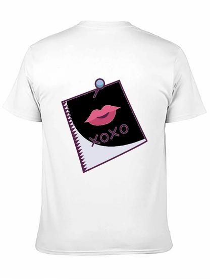 XOXO Lips Graphic Black Tee