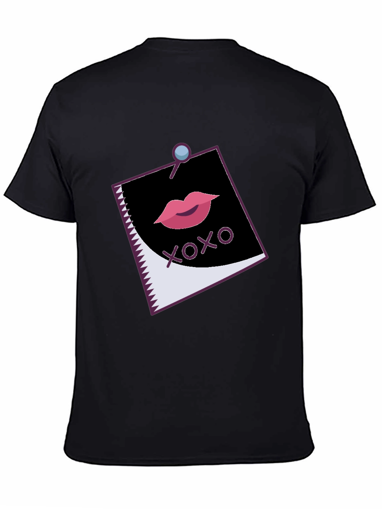 XOXO Lips Graphic Black Tee