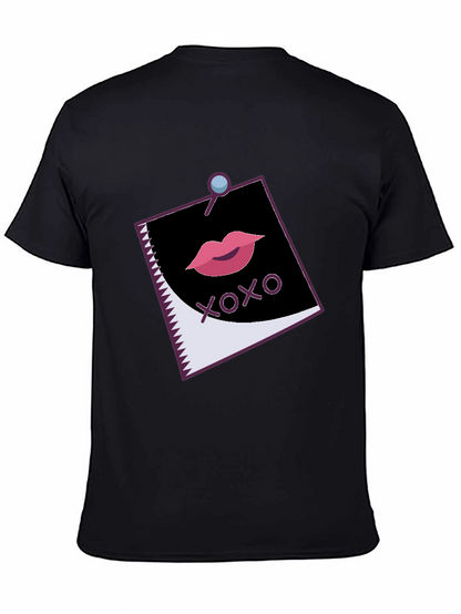 XOXO Lips Graphic Black Tee
