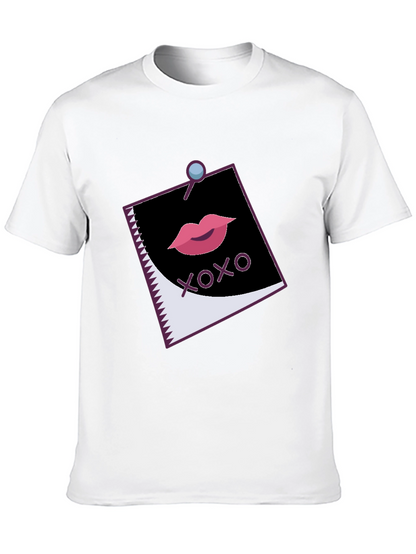 XOXO Lips Graphic Black Tee