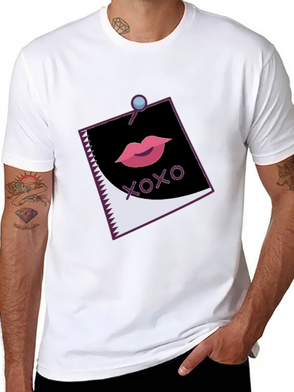 XOXO Lips Graphic Black Tee