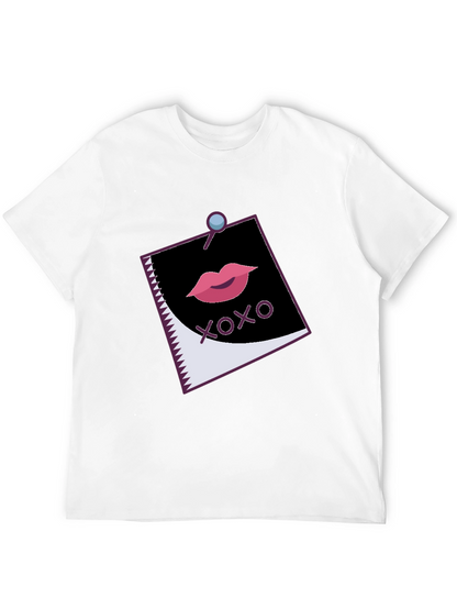 XOXO Lips Graphic Black Tee