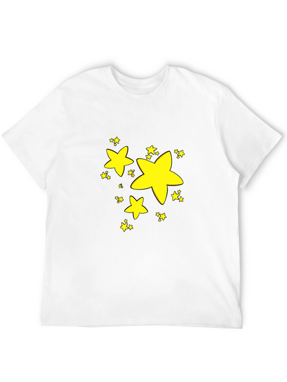 Stars Graphic Black T-Shirt