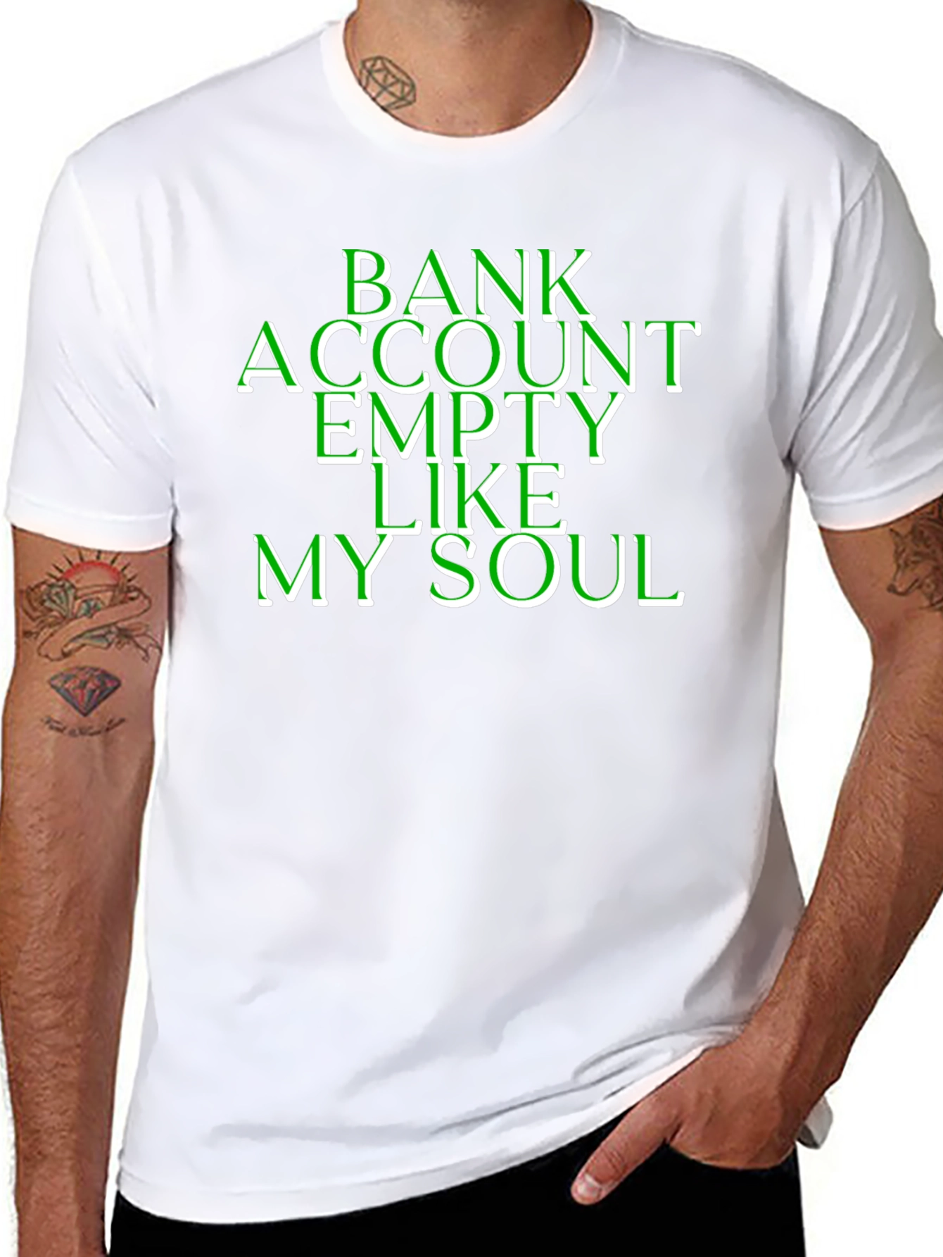 Bank Account Empty Like My Soul T-Shirt