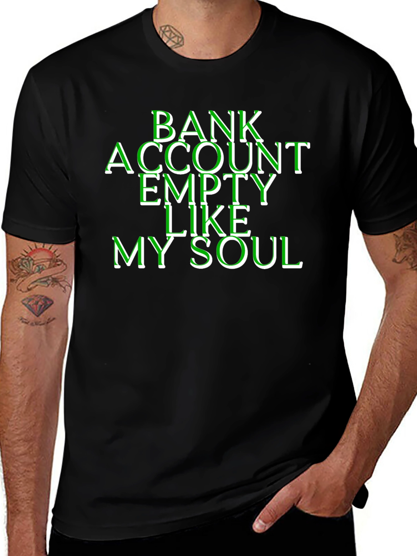 Bank Account Empty Like My Soul T-Shirt