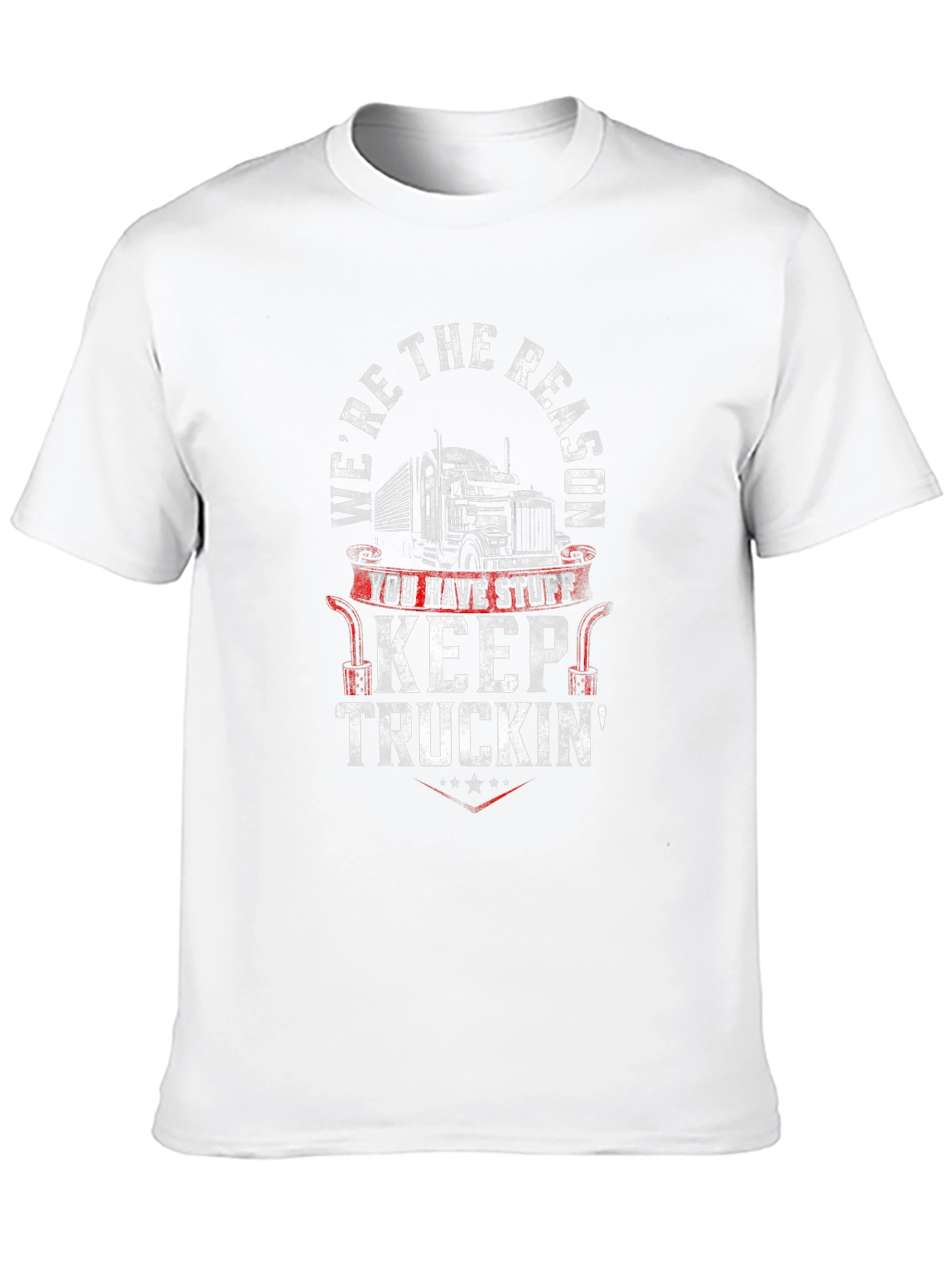 Were The Reason Keep Truckin Black T-Shirt