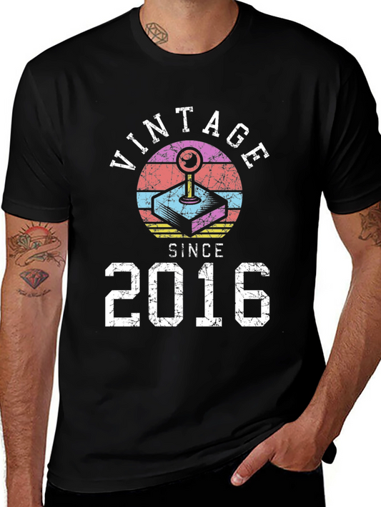 Vintage Since 2016 Gaming T-Shirt