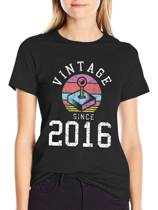 Vintage Since 2016 Gaming T-Shirt