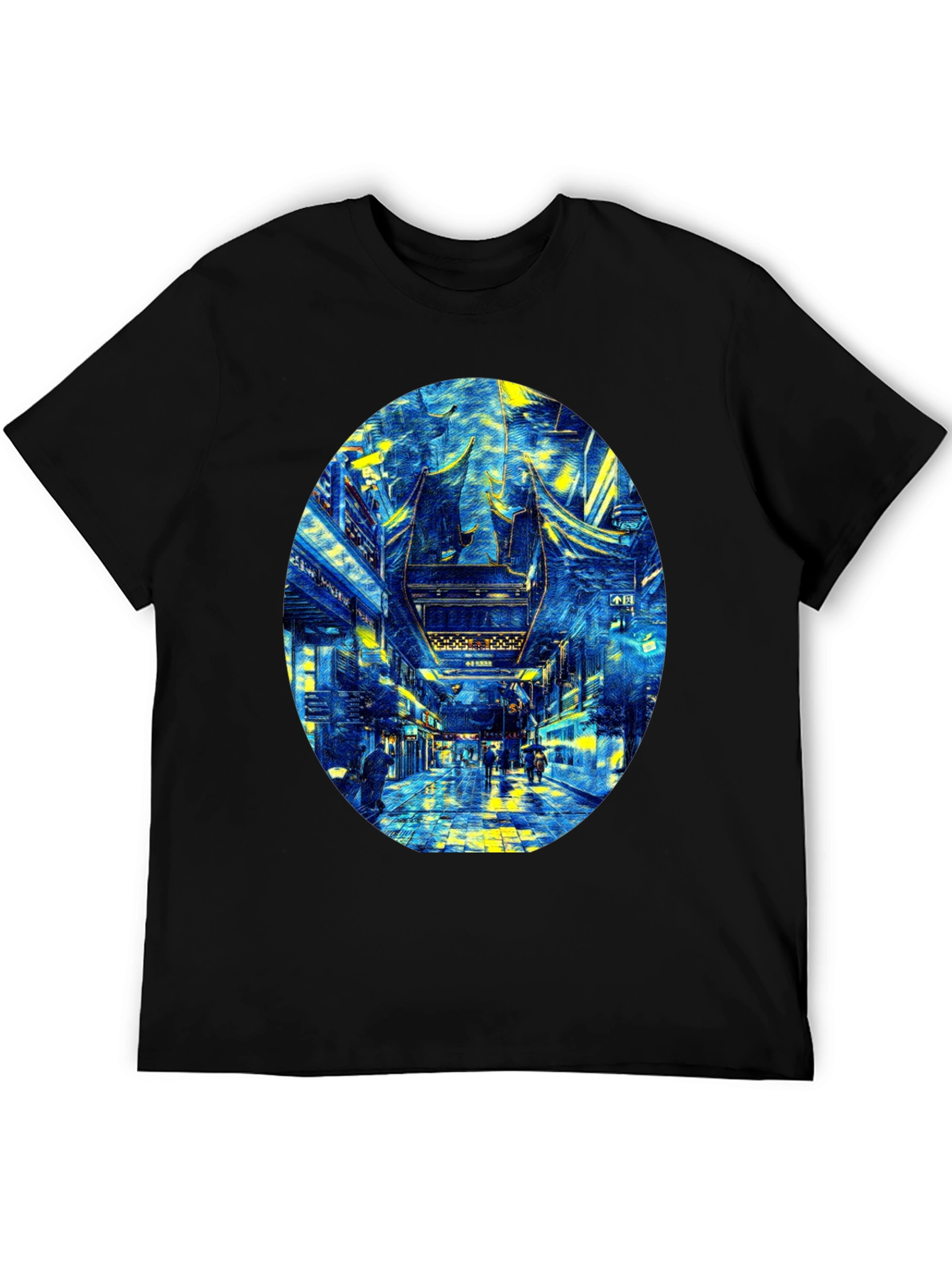 Urban Street Art T-Shirt - Black