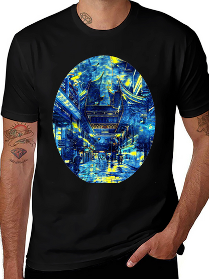 Urban Street Art T-Shirt - Black