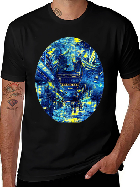 Urban Street Art T-Shirt - Black