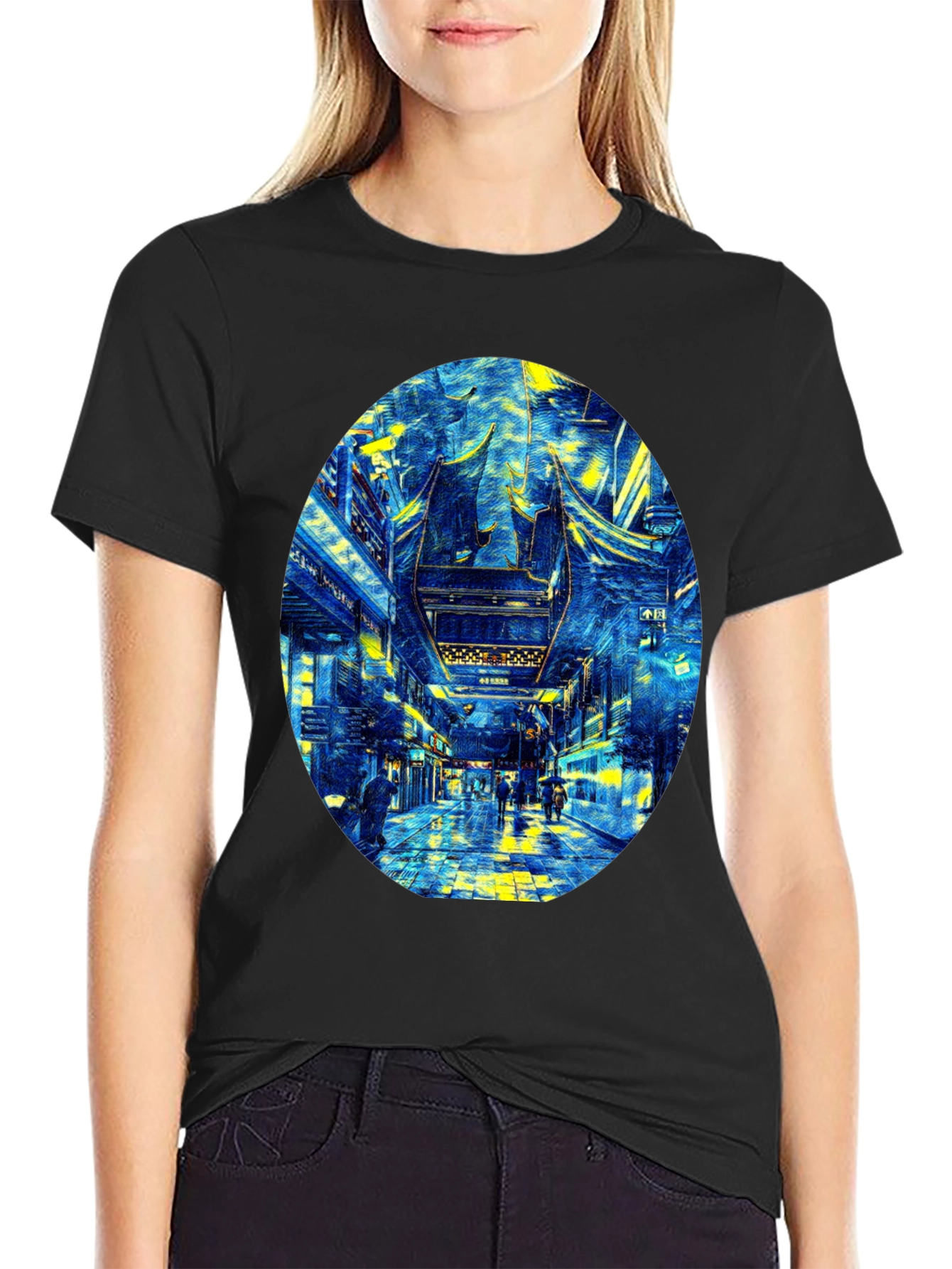 Urban Street Art T-Shirt - Black