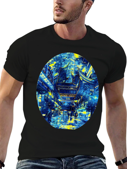 Urban Street Art T-Shirt - Black