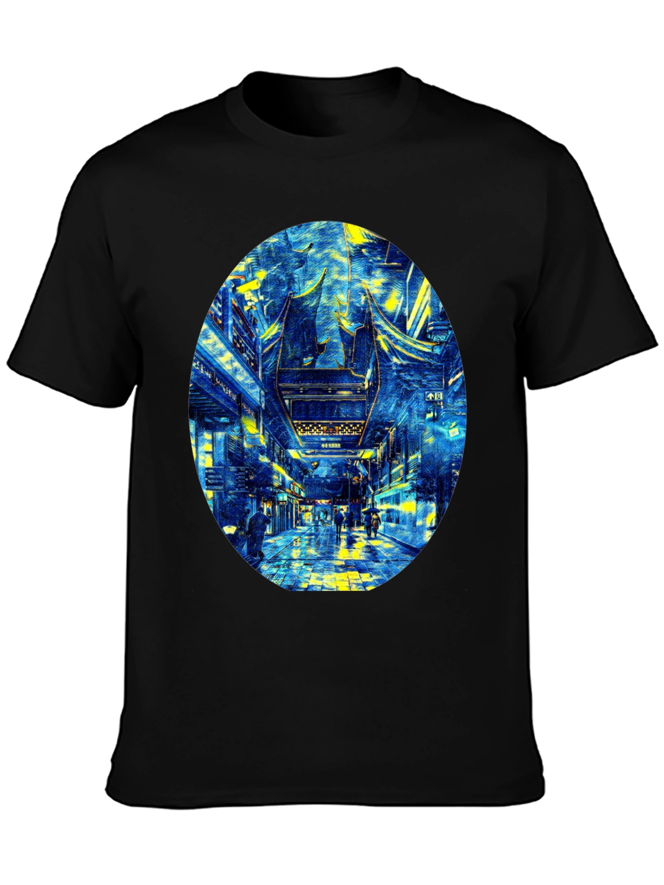 Urban Street Art T-Shirt - Black